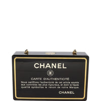 Chanel Authenticity Card Minaudiere Chain Bag Plexiglass