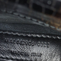 Saint Laurent Sunset Medium Croc-Embossed