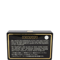 Chanel Authenticity Card Minaudiere Chain Bag Plexiglass