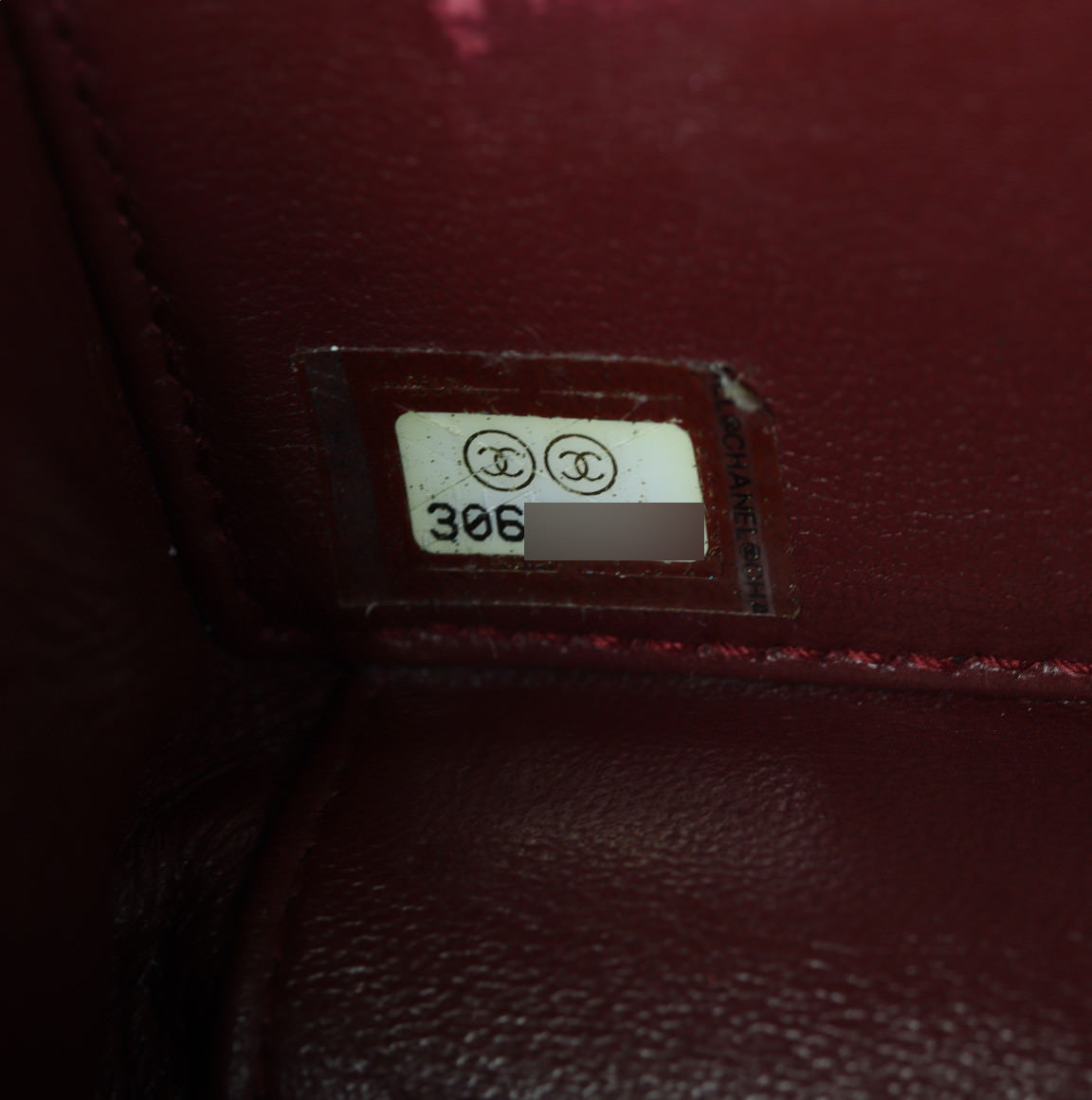 Chanel Authenticity Card Minaudiere Chain Bag Plexiglass