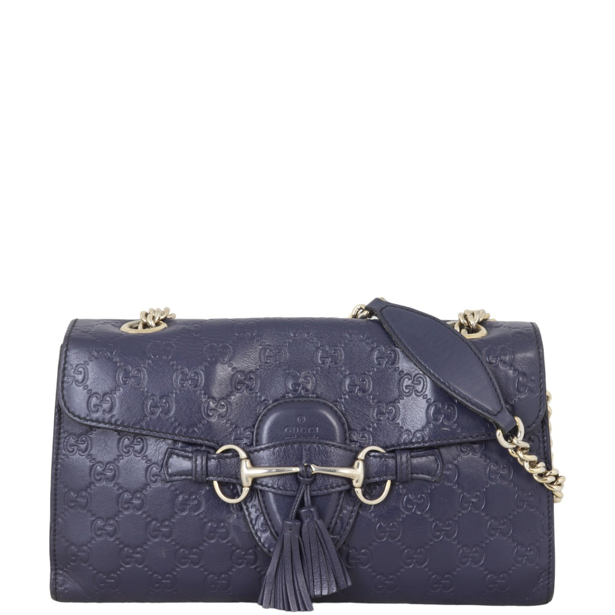 Gucci Emily Guccissima Chain Shoulder Bag