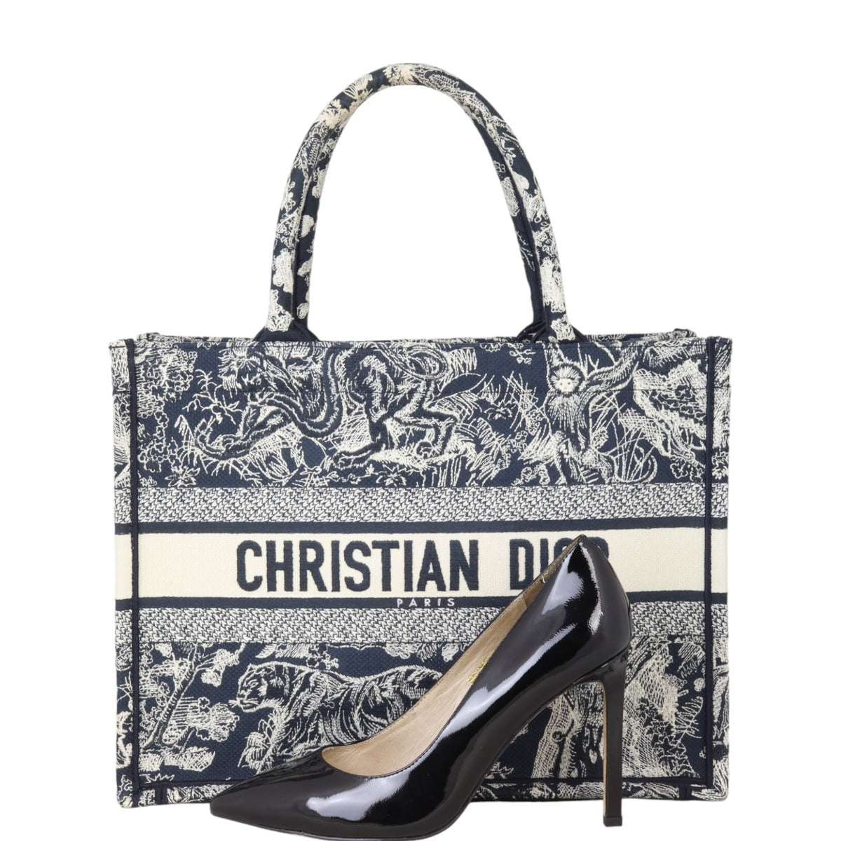 Dior Book Tote Medium Toile de Jouy Reverse