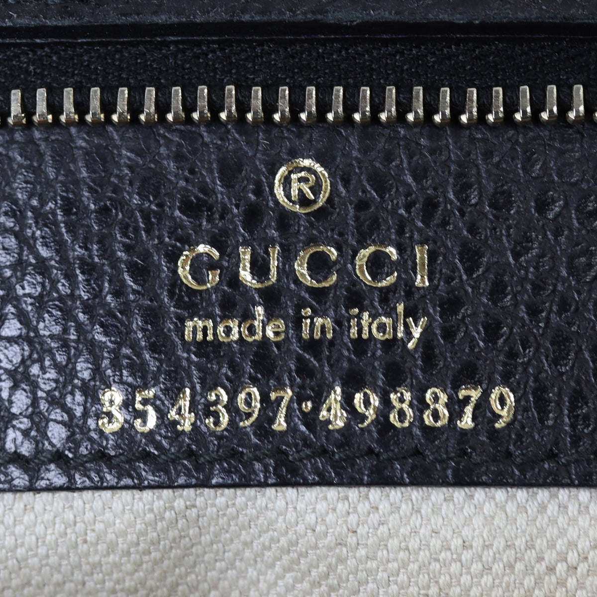 Gucci Swing Leather Tote Medium Date Code