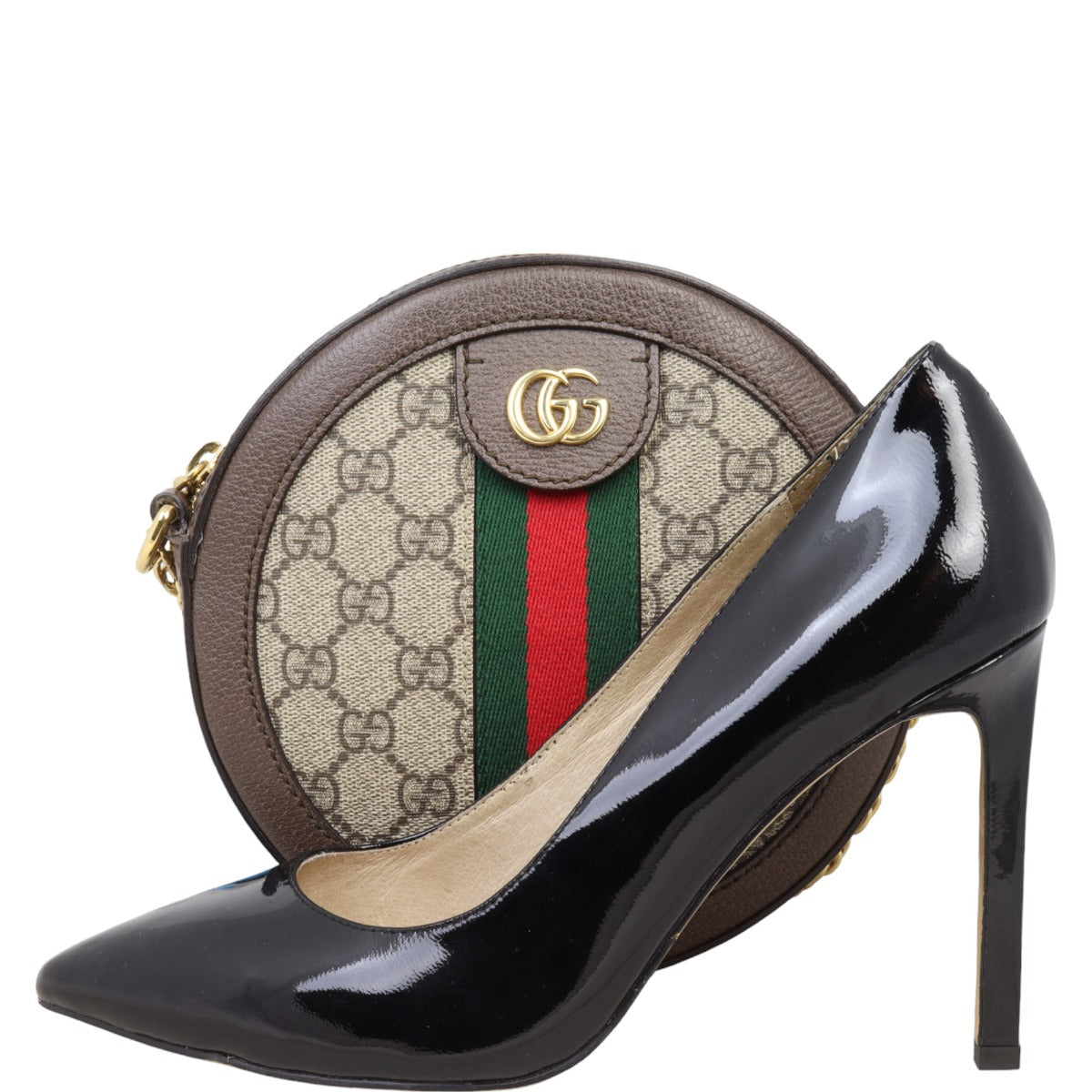 Gucci Ophidia Round Mini Shoulder Bag