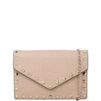 Valentino Rockstud Envelope Chain Wallet