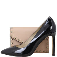 Valentino Rockstud Envelope Chain Wallet