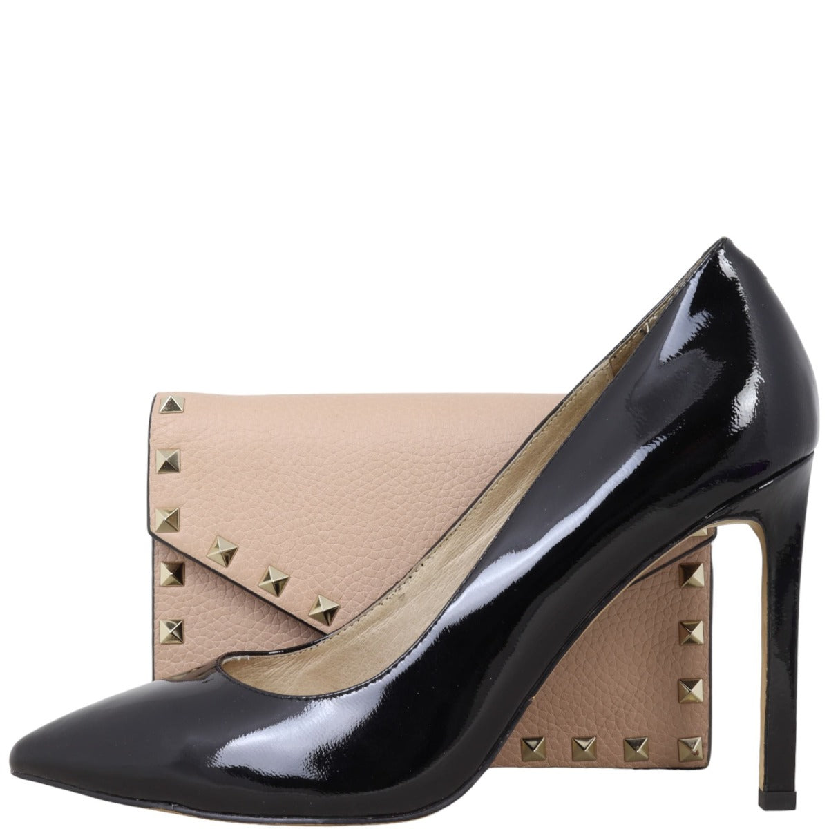 Valentino Rockstud Envelope Chain Wallet