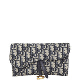Dior Saddle Wallet on Chain Oblique
