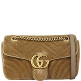 Gucci Marmont Velvet Small Shoulder Bag