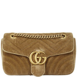 Gucci Marmont Velvet Small Shoulder Bag