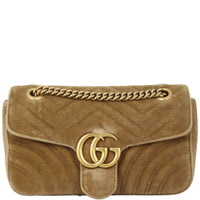 Gucci Marmont Velvet Small Shoulder Bag