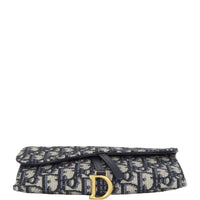 Dior Saddle Wallet on Chain Oblique