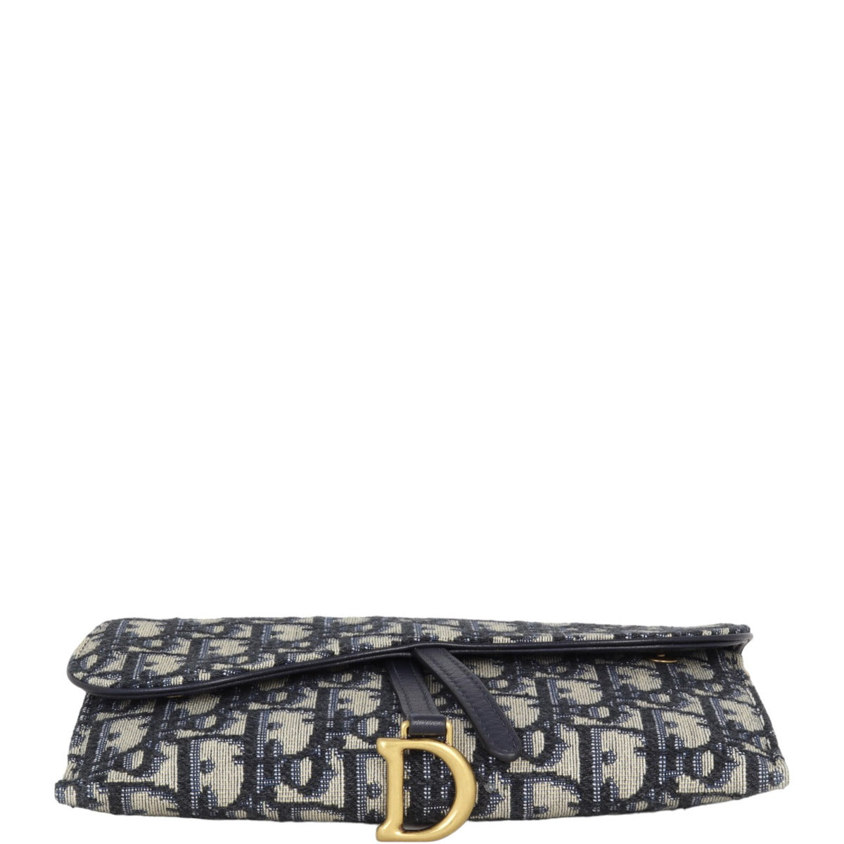 Dior Saddle Wallet on Chain Oblique