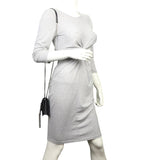 Saint Laurent Kate Tassel Chain Wallet Croc-Embossed