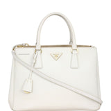Prada Saffiano Lux Galleria Double Zip Tote Medium
