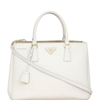 Prada Saffiano Lux Galleria Double Zip Tote Medium