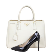 Prada Saffiano Lux Galleria Double Zip Tote Medium