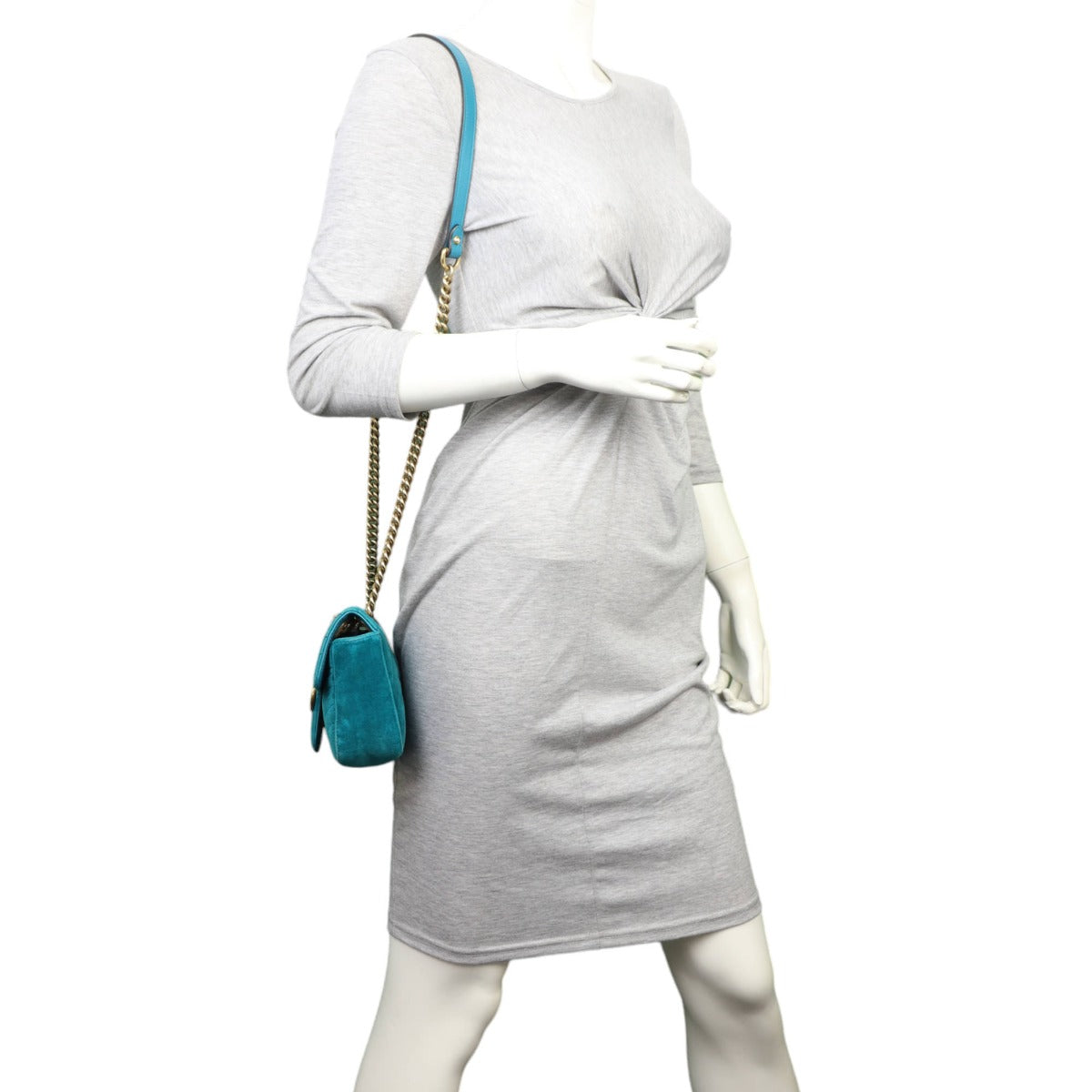 Gucci Marmont Velvet Mini Shoulder Bag