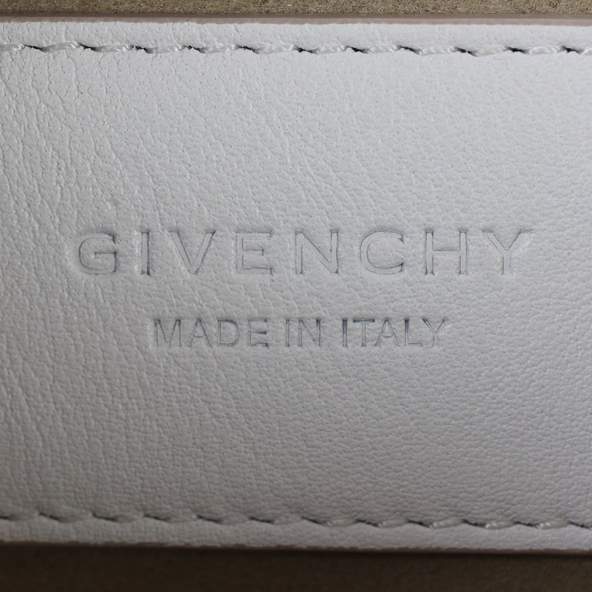 Givenchy Whip Top Handle Bag Interior Stamp