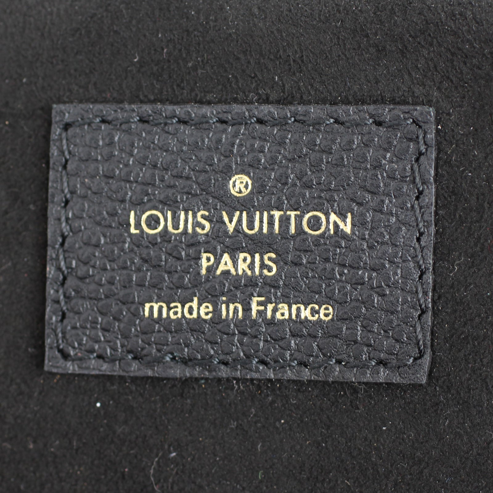 Louis Vuitton Alma BNB Noir Stamp
