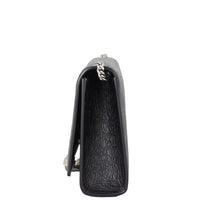 Saint Laurent Kate Tassel Medium Chain Bag Croc-Embossed