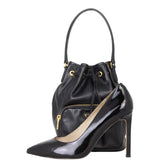 Prada Duet Leather Bucket Bag