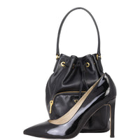 Prada Duet Leather Bucket Bag