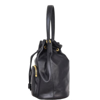 Prada Duet Leather Bucket Bag