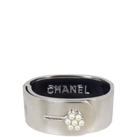 Chanel Pearl Button Wide Cuff
