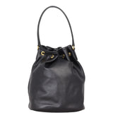 Prada Duet Leather Bucket Bag