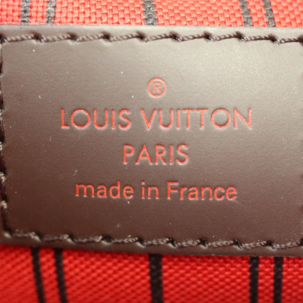 Louis Vuitton Neverfull Pochette Damier Ebene