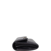 Chanel Boy Long Flap Wallet | Silver Hardware