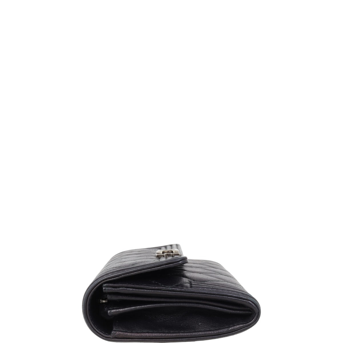 Chanel Boy Long Flap Wallet | Silver Hardware