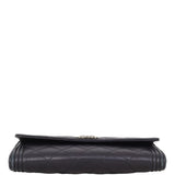 Chanel Boy Long Flap Wallet | Silver Hardware