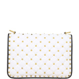 Valentino Rockstud Spike Medium Shoulder Bag Feathers