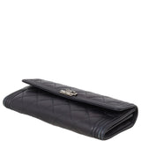 Chanel Boy Long Flap Wallet | Silver Hardware