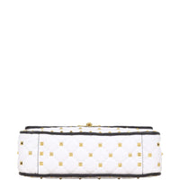 Valentino Rockstud Spike Medium Shoulder Bag Feathers