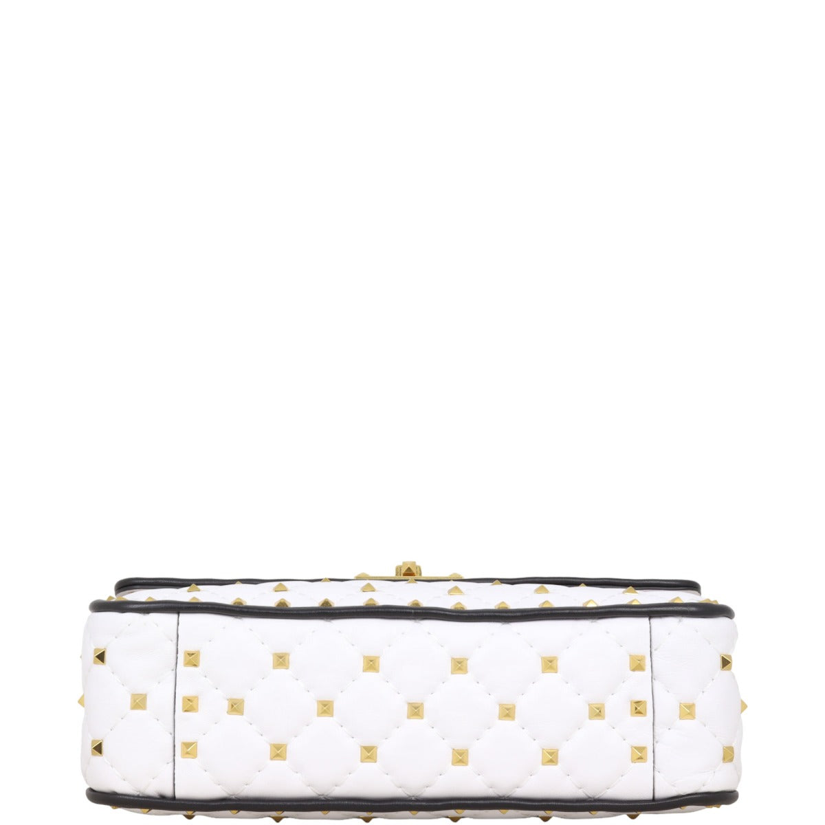 Valentino Rockstud Spike Medium Shoulder Bag Feathers