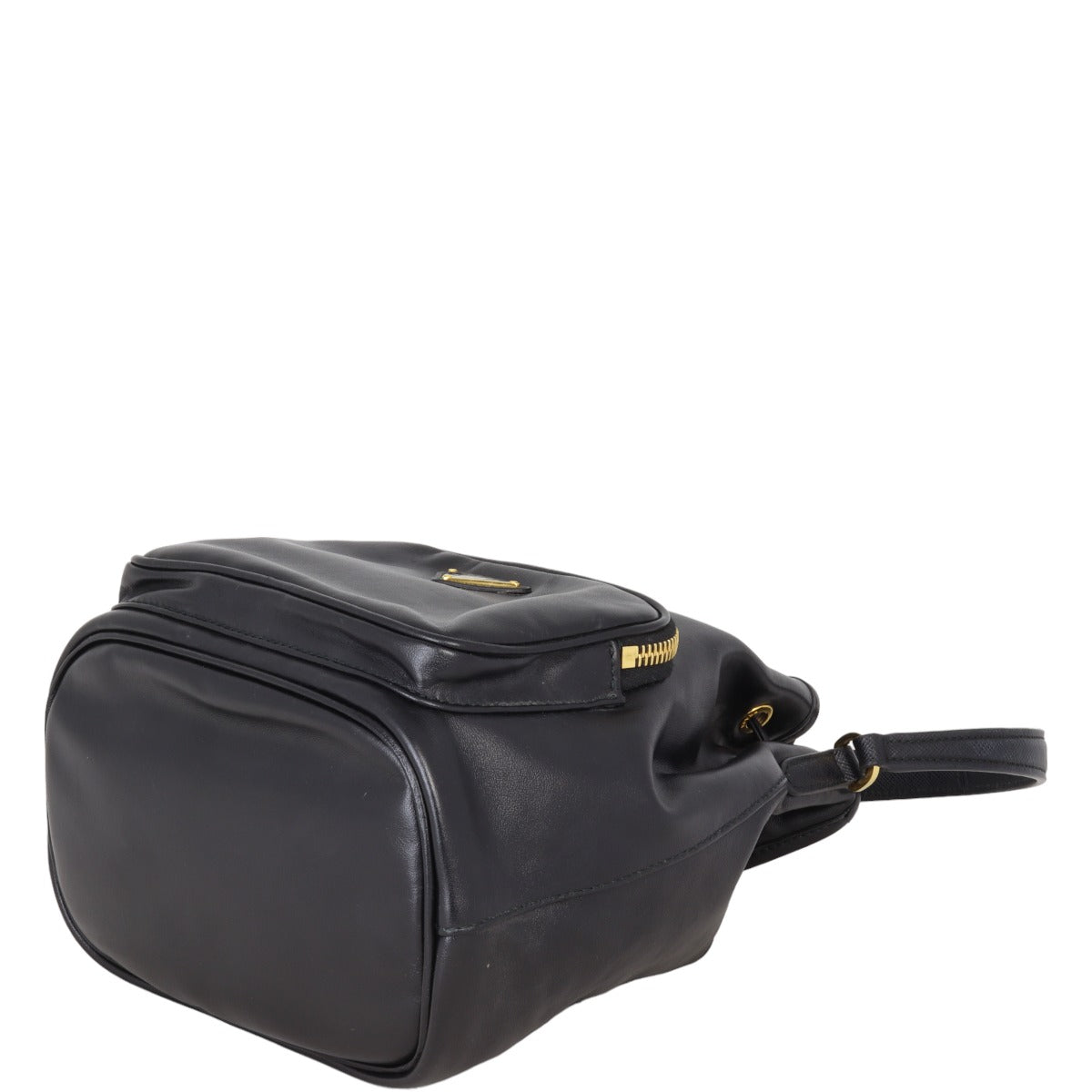 Prada Duet Leather Bucket Bag