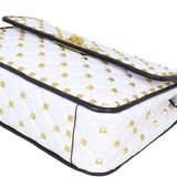 Valentino Rockstud Spike Medium Shoulder Bag Feathers