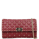 Valentino Rockstud Spike Wallet on Chain