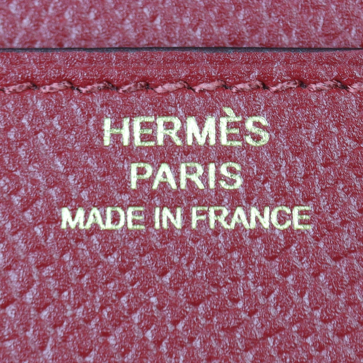 Hermes Constance Verso Long Wallet Interior Stamp
