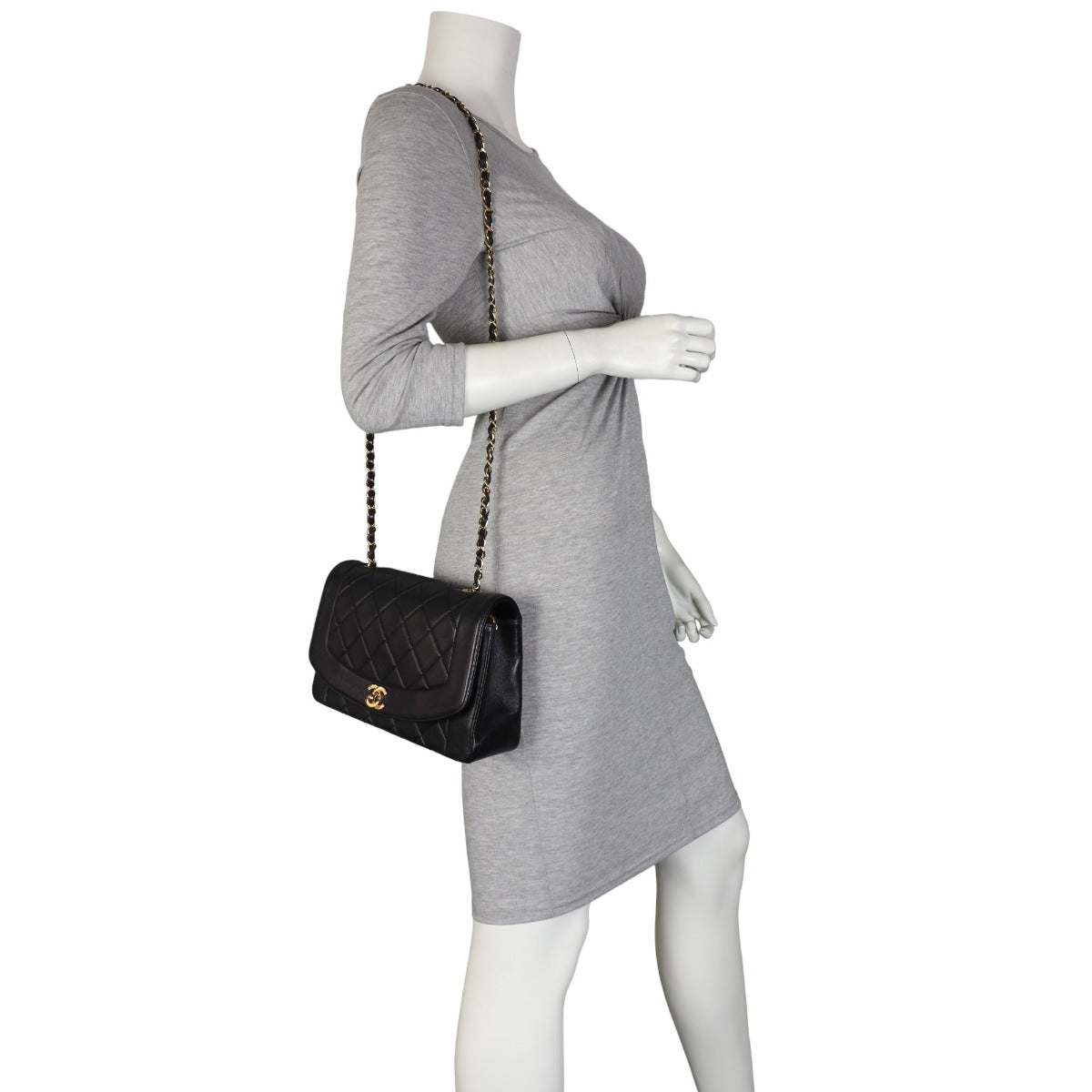 Chanel Diana Flap Bag | Vintage Black