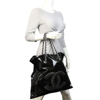Chanel Patent Bon Bon Tote Embellished