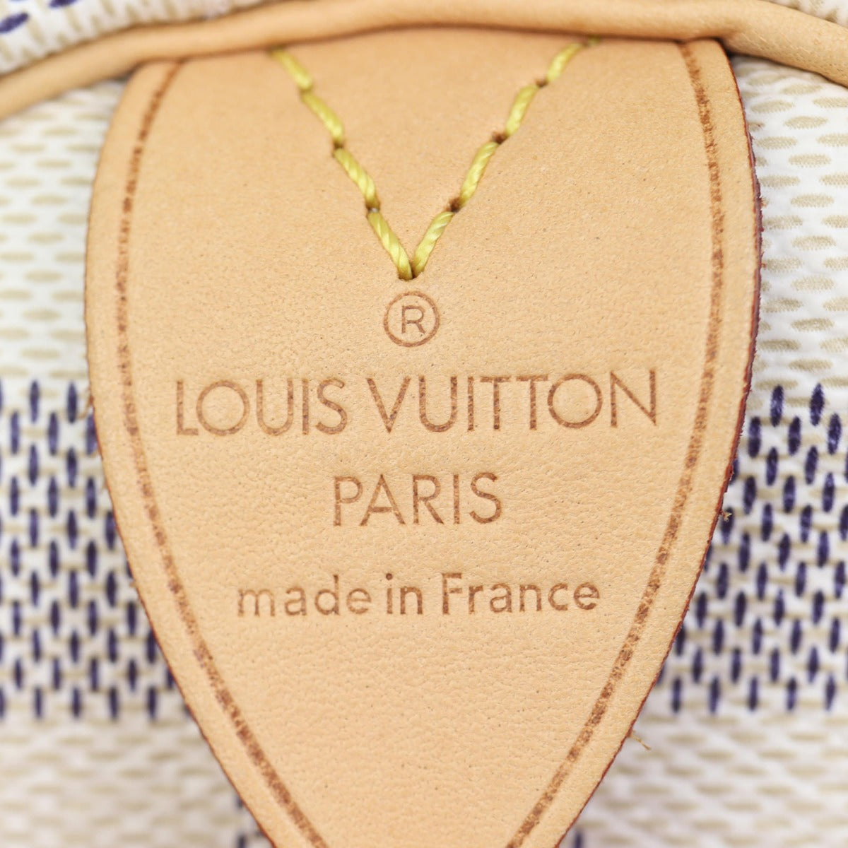 Louis Vuitton Speedy 25 Damier Azur Stamp