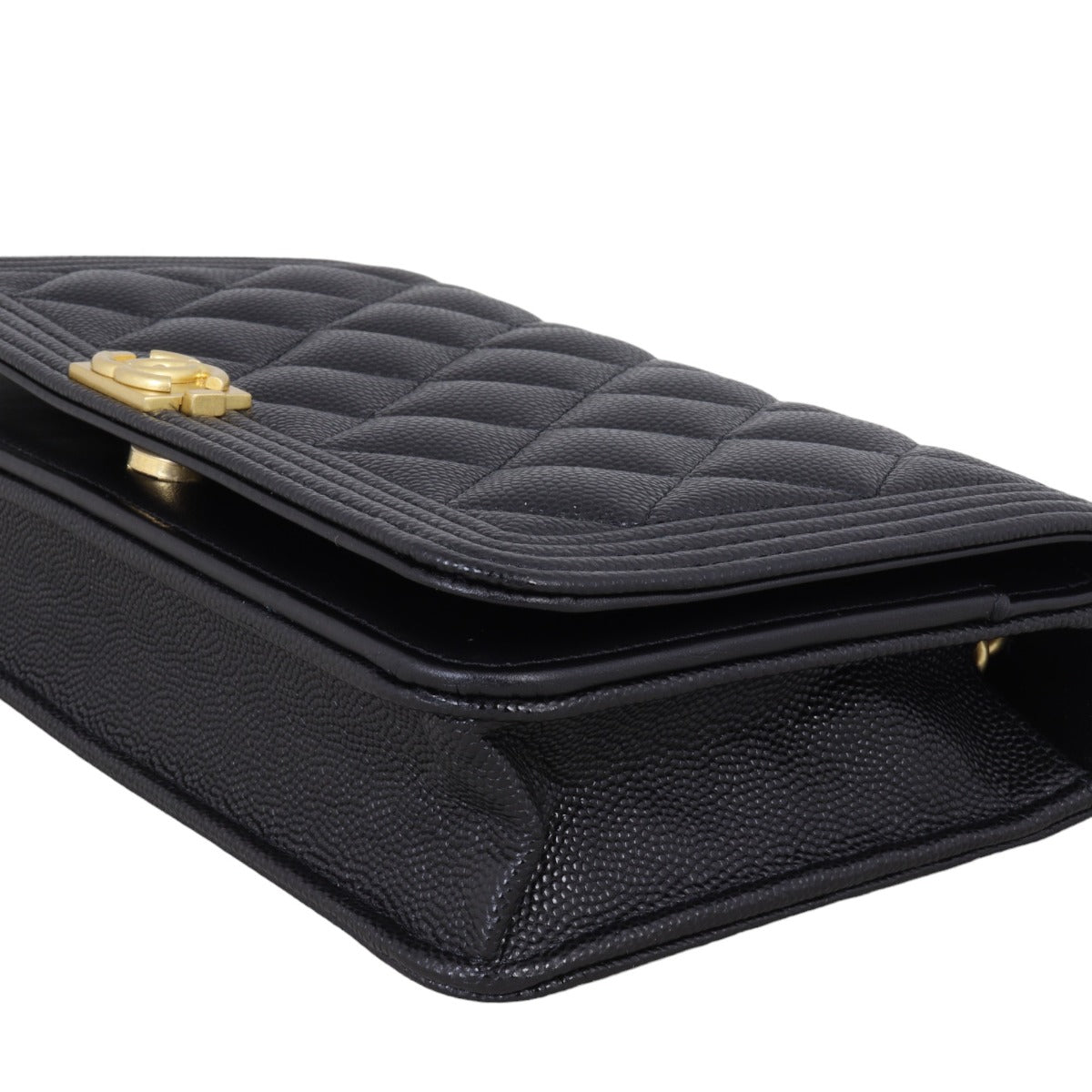 Chanel Boy Wallet on Chain | Black