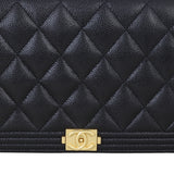 Chanel Boy Wallet on Chain | Black