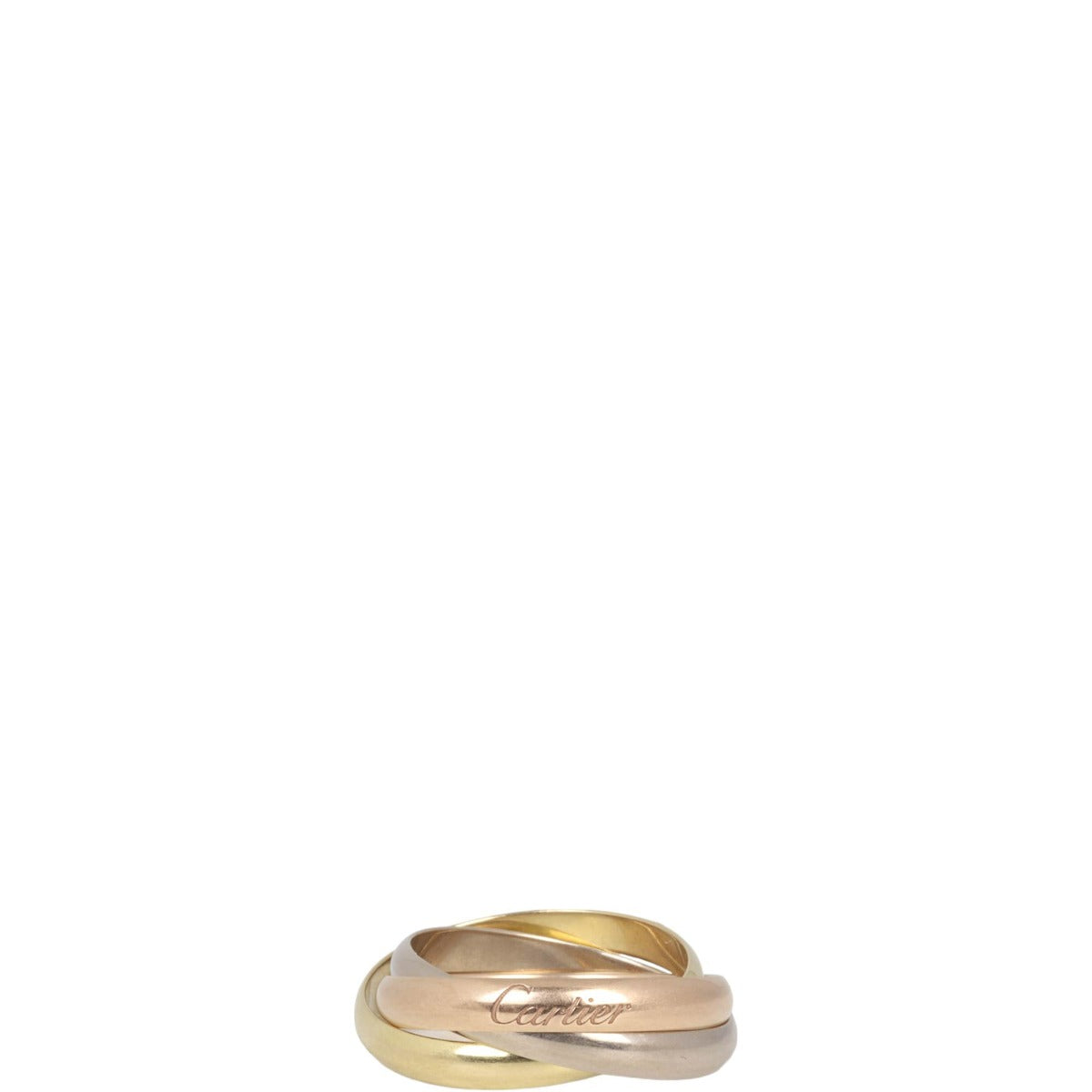 Cartier Trinity Ring Classic 18k White, Rose & Yellow Gold