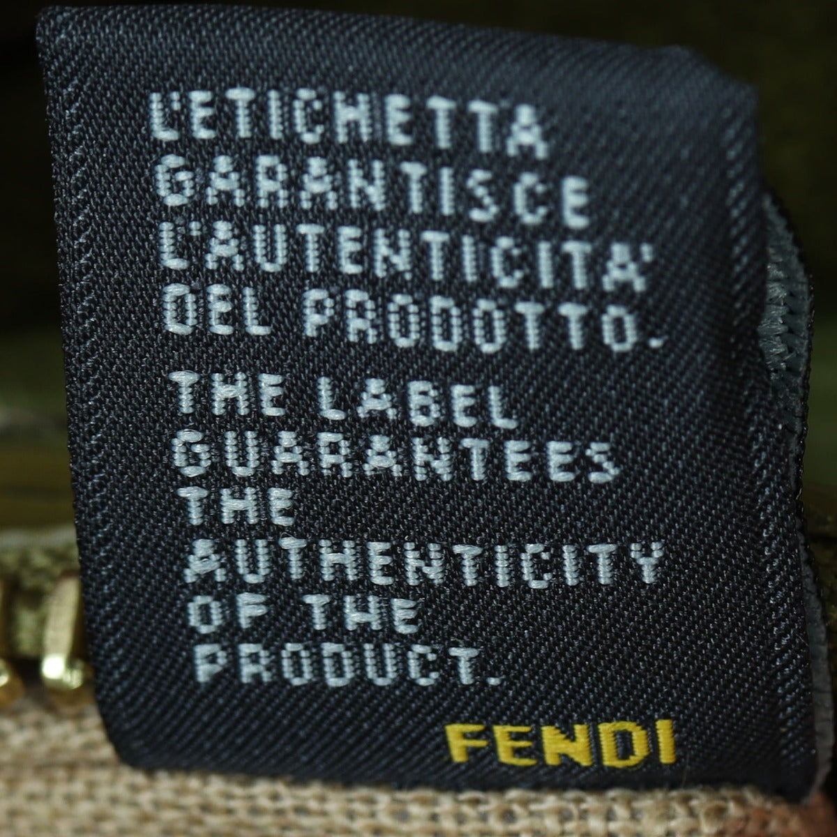 Fendi Peekaboo Large Interior Stamp