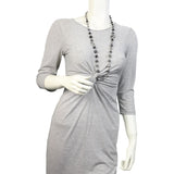 Chanel CC Beaded Long Necklace | Silver Hardware